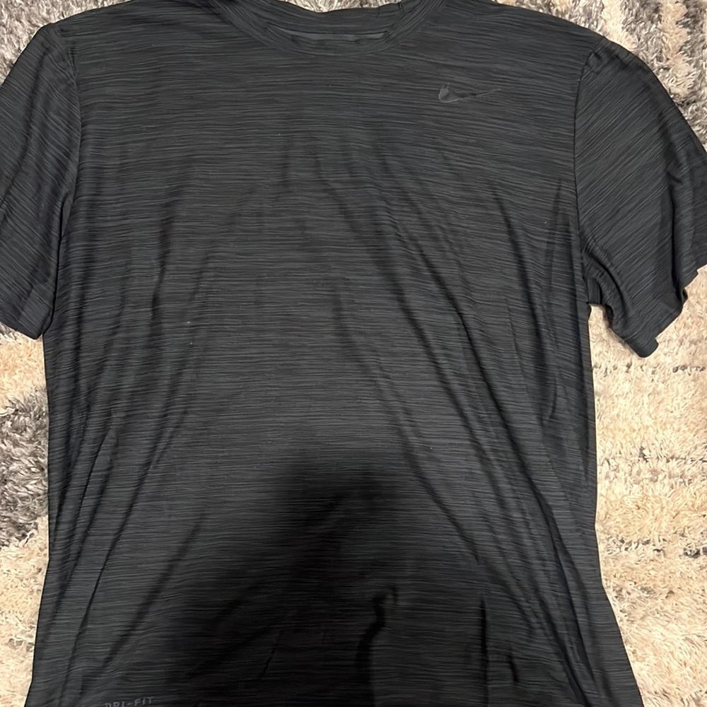Nike black Dri fit t shirt.
